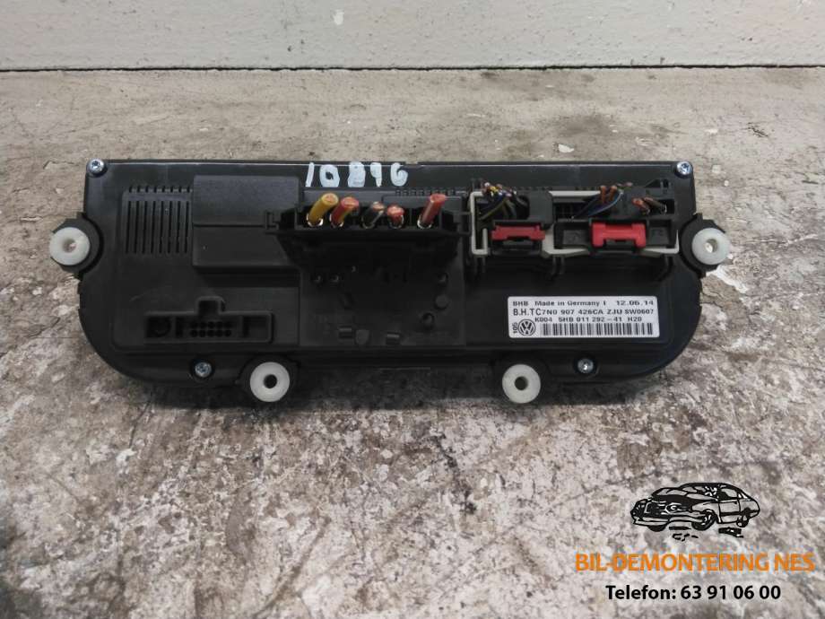 Varmeapparat betjening til VW Caddy 2010-2015 (Type III, Fase 2)  (5HB 011 292|)