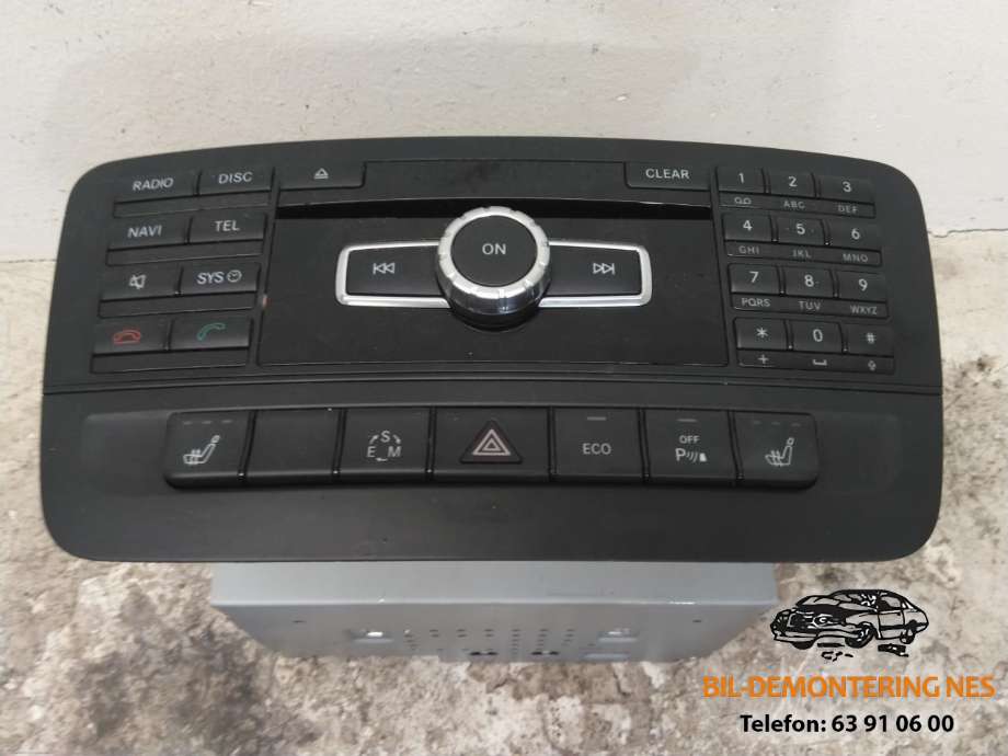 Bilstereo til Mercedes A-Klasse 2012-2018 (W176) (W176) (A 246 900 00 12|)