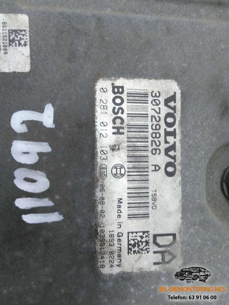 Styreenhet motor til Volvo XC90 2002-2006 (Type I, Fase 1)  (0281012103|)