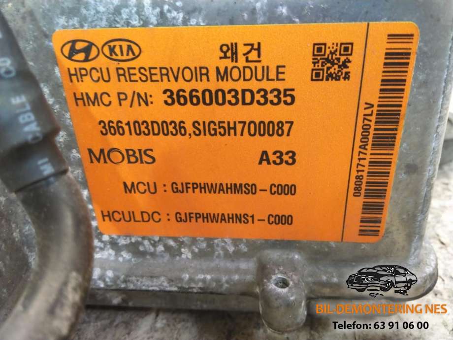 Inverter hybrid til Kia Optima 2017-2020  (366003D335|)