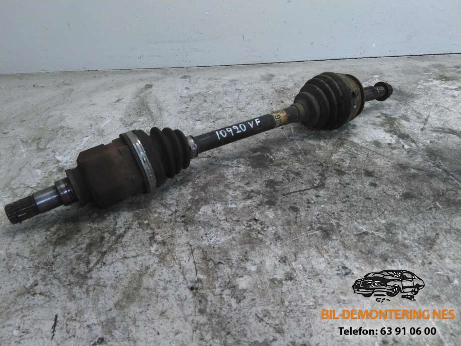 Drivaksel venstre foran, diesel/manuell til Toyota Yaris 2009-2011 (Type II, Fase 2)
