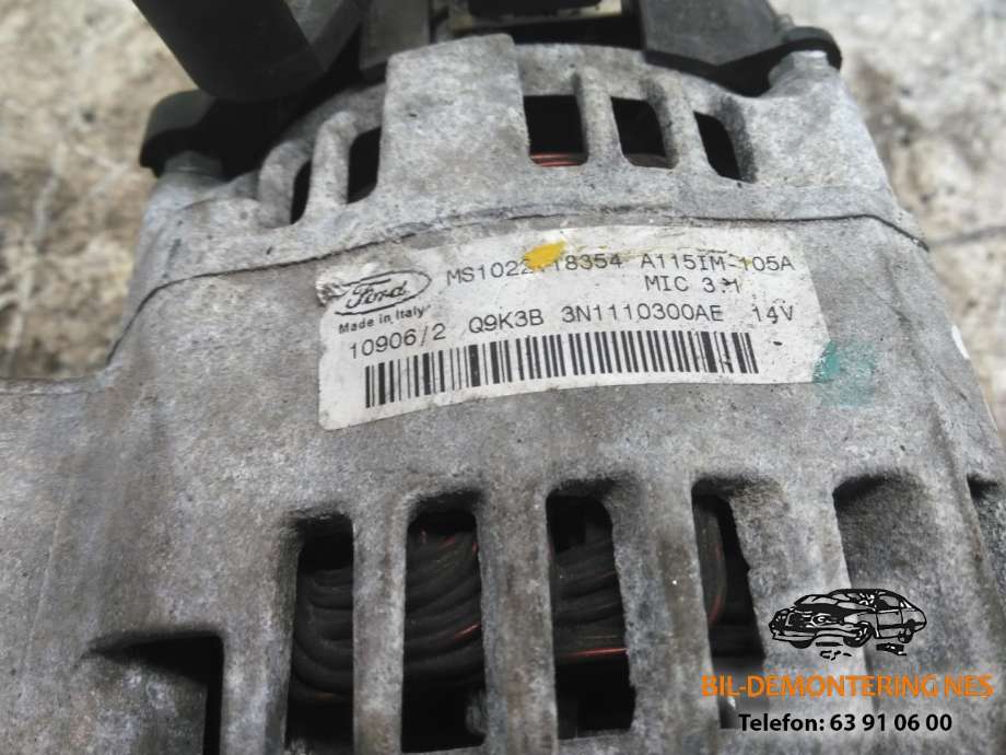 Dynamo til Ford Focus 2004-2007 (Type II, Fase 1)  (3N1110300AE|)