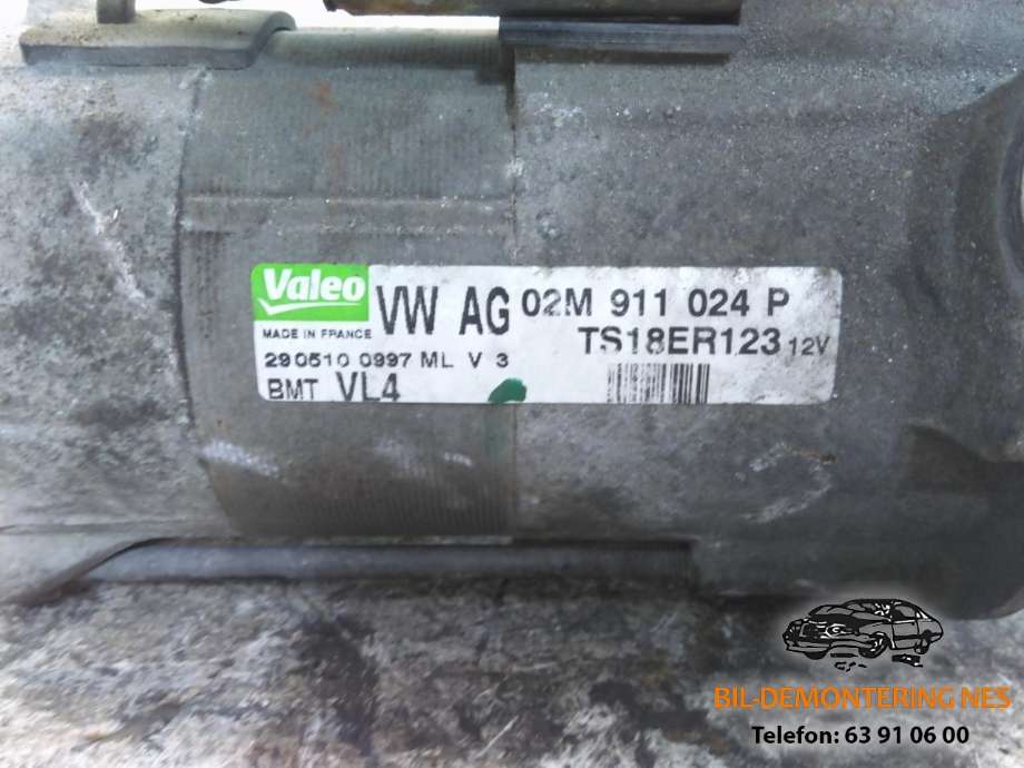 Starter diesel til VW CC 2008-2012 (PASSAT CC) (PASSAT CC) (02M911024P|)