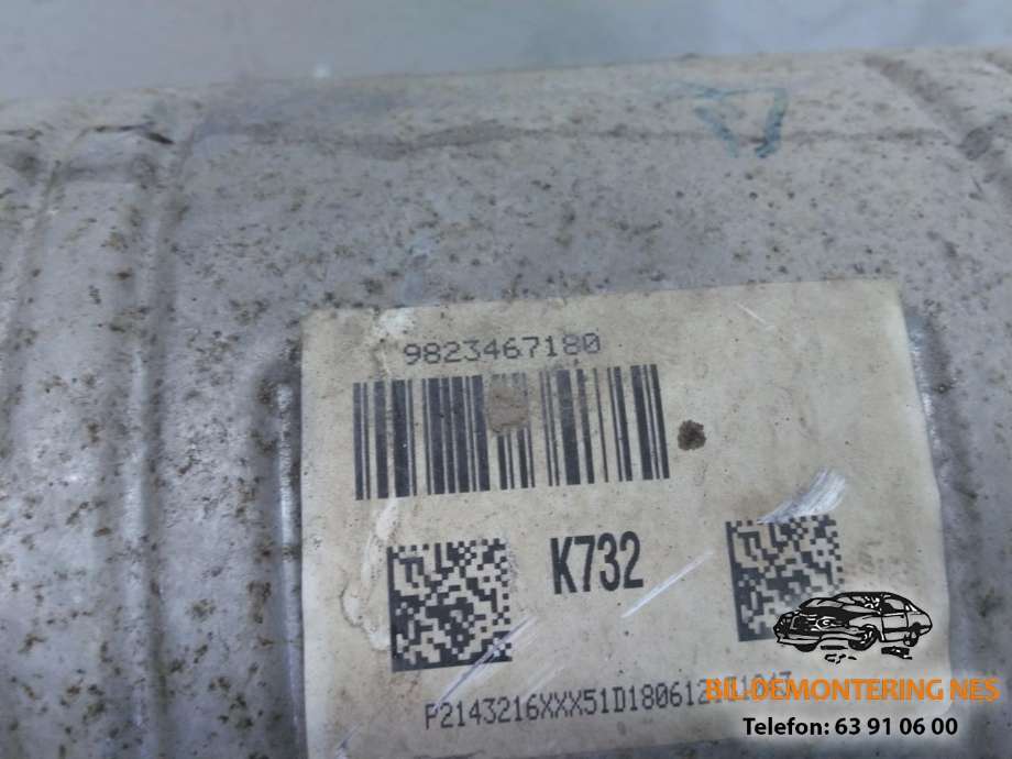 Partikkelfilter til Peugeot Partner 2015-2019 (Type II, Fase 2)  (9823467180|)