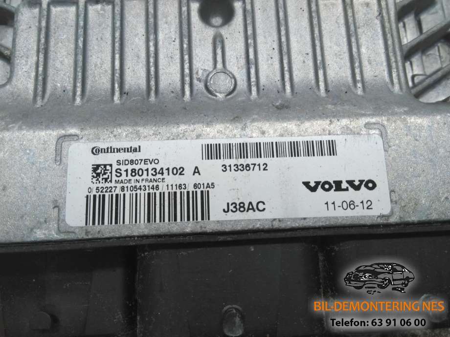 Styreenhet motor til Volvo V70 2007-2013 (Type III, Fase 1)  (31336712|)