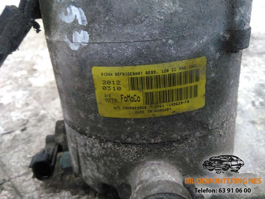 Aircondition kompressor til Ford Focus 2011-2014 (Type III, Fase 1)  