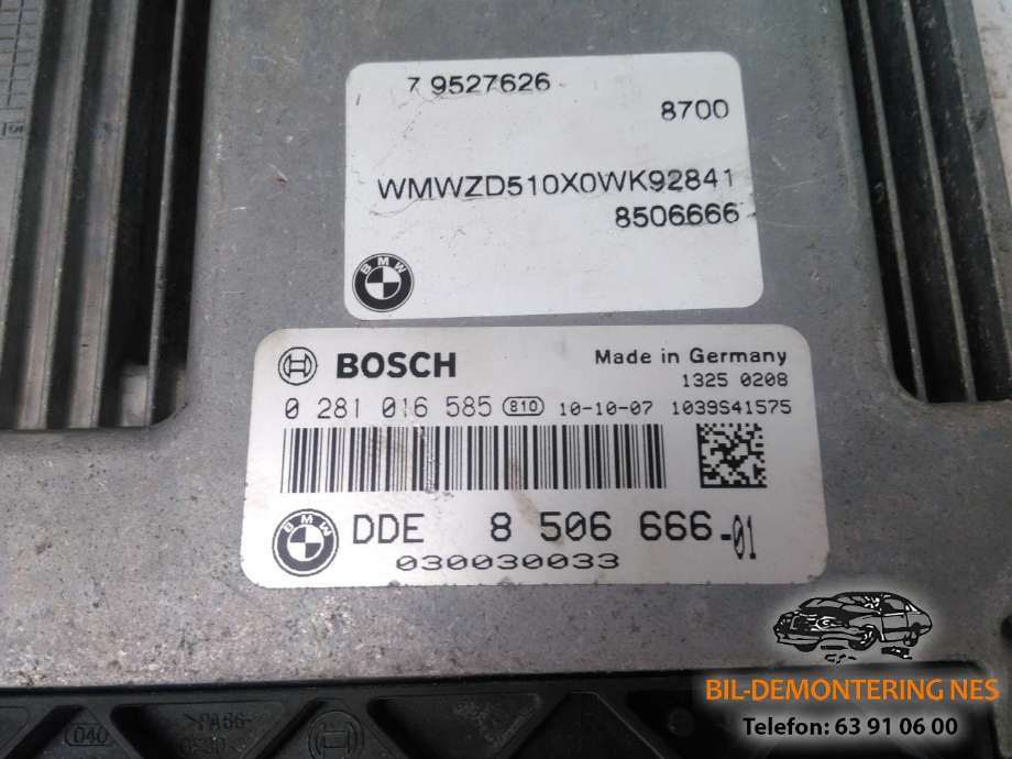 Styreenhet motor til Mini Countryman 2010-2016 (R60) (R60) (0 281 016 585|)