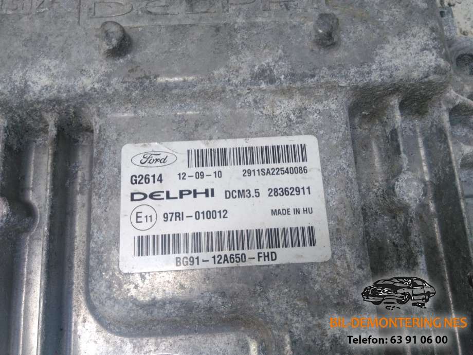 Styreenhet motor til Ford S-Max 2010-2015 (Type I, Fase 2)  (97RI-010012|)