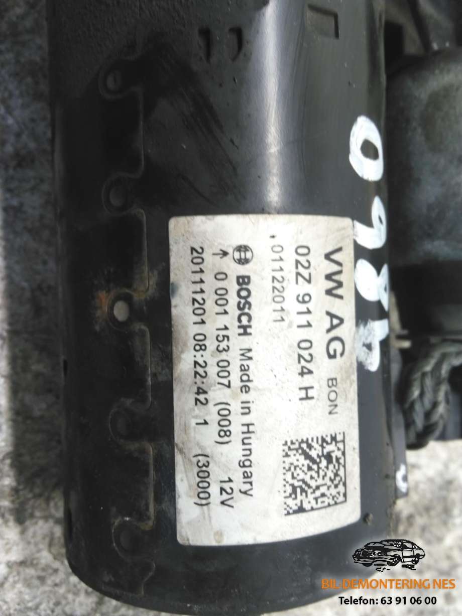 Starter diesel til Audi A3 2009-2012 (Type II, Fase 2)  (02Z911024H|)