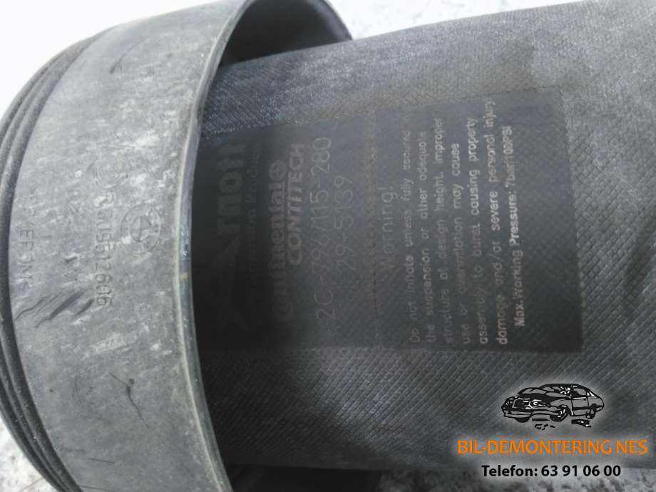 Fjær bak nivå luftpute/belg til BMW X5 2007-2013 (E70) (E70) 