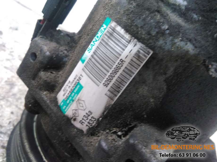 Aircondition kompressor til Nissan Qashqai 2010-2014 (Type I, Fase 2)  