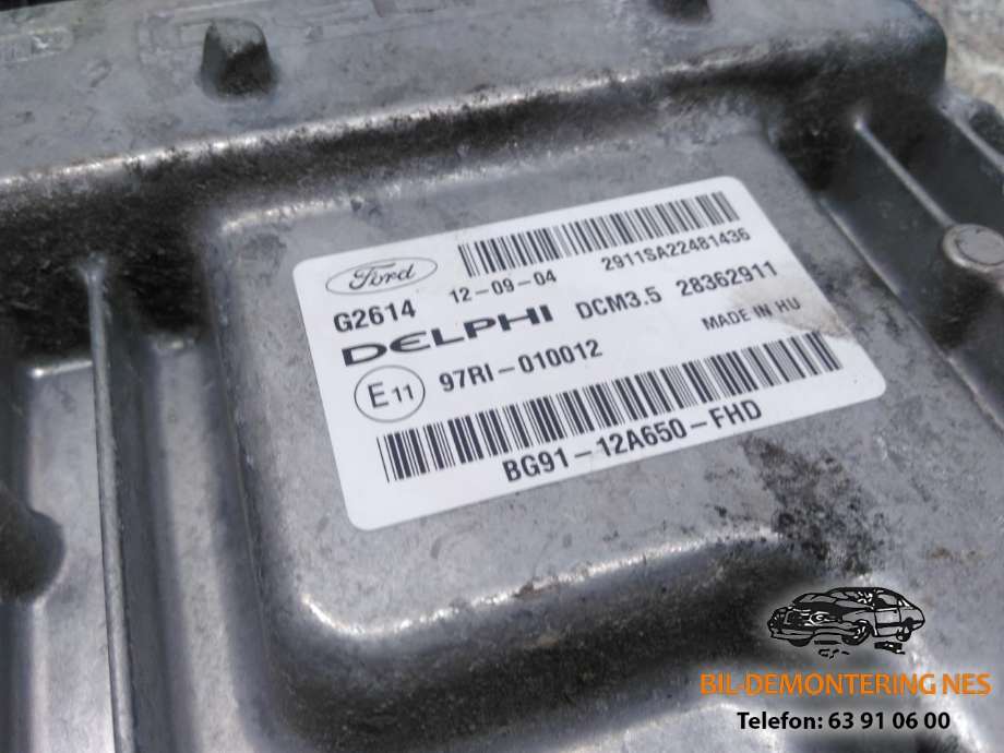 Styreenhet motor til Ford Galaxy 2010-2015 (Type III, Fase 2)  
