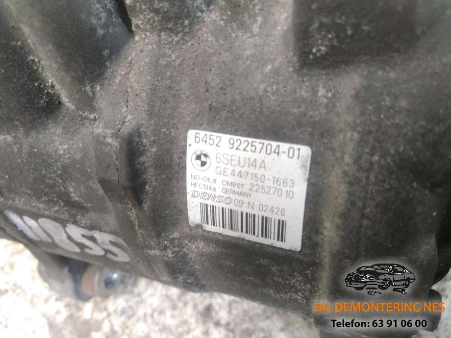 Aircondition kompressor til BMW X3 2010-2017 (F25) (F25) (64529225704-01|)