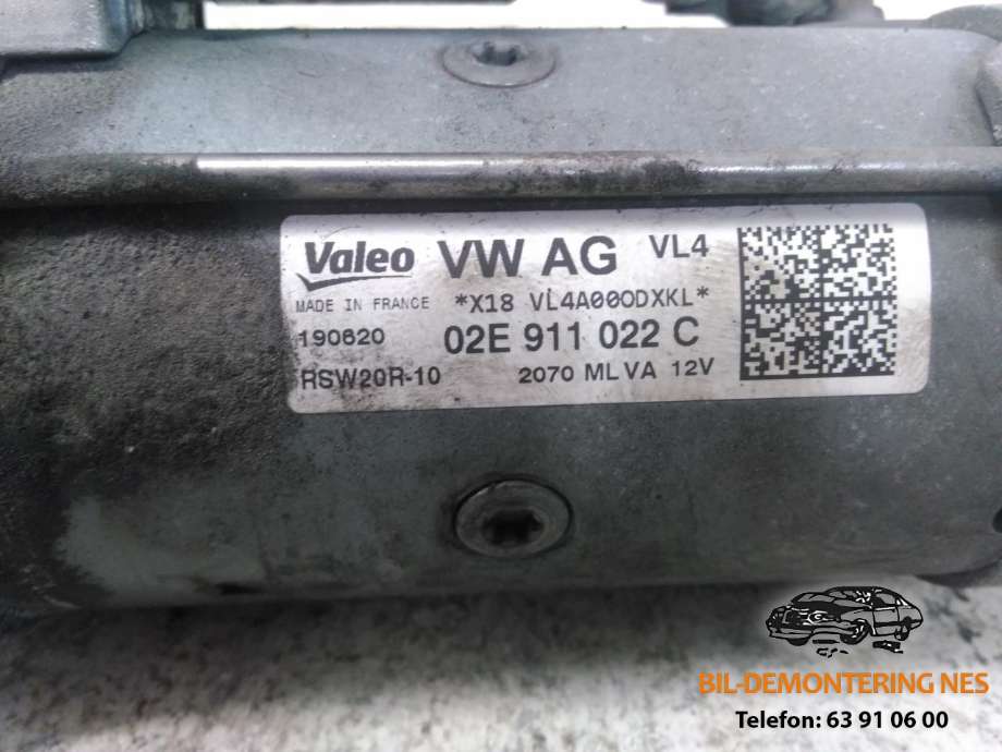 Starter diesel til Škoda Superb 2015-->> (Type III)  (02E911022C|)