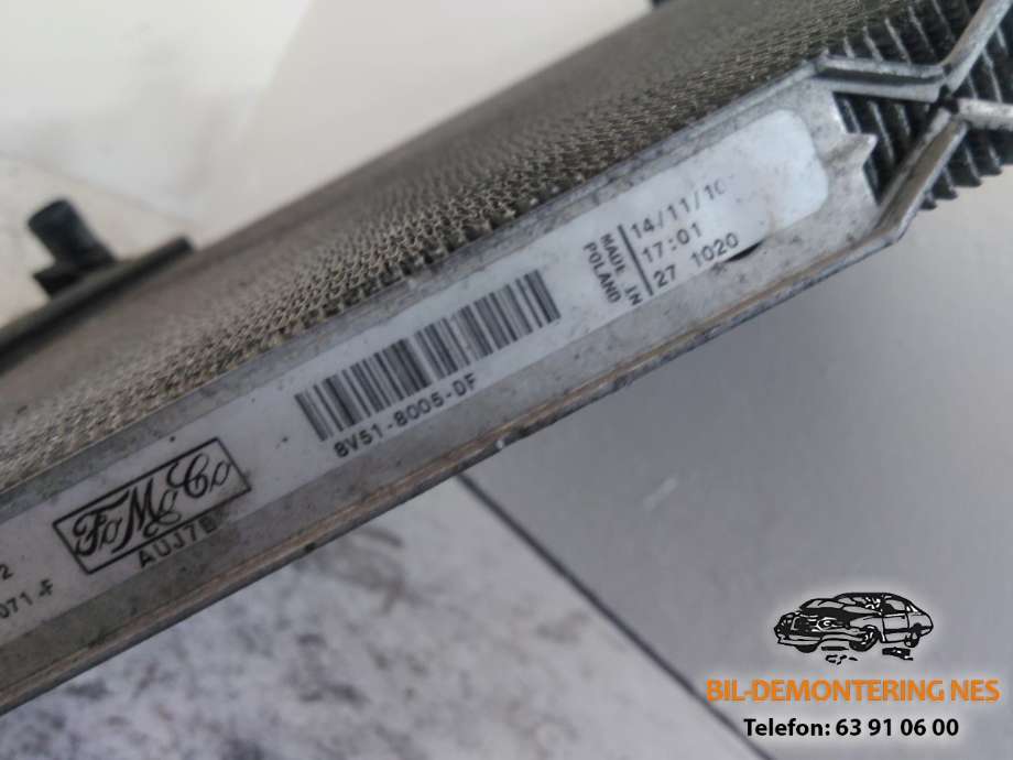 Radiator (manuell gir) til Ford Fiesta 2008-2012 (Type VI, Fase 1)