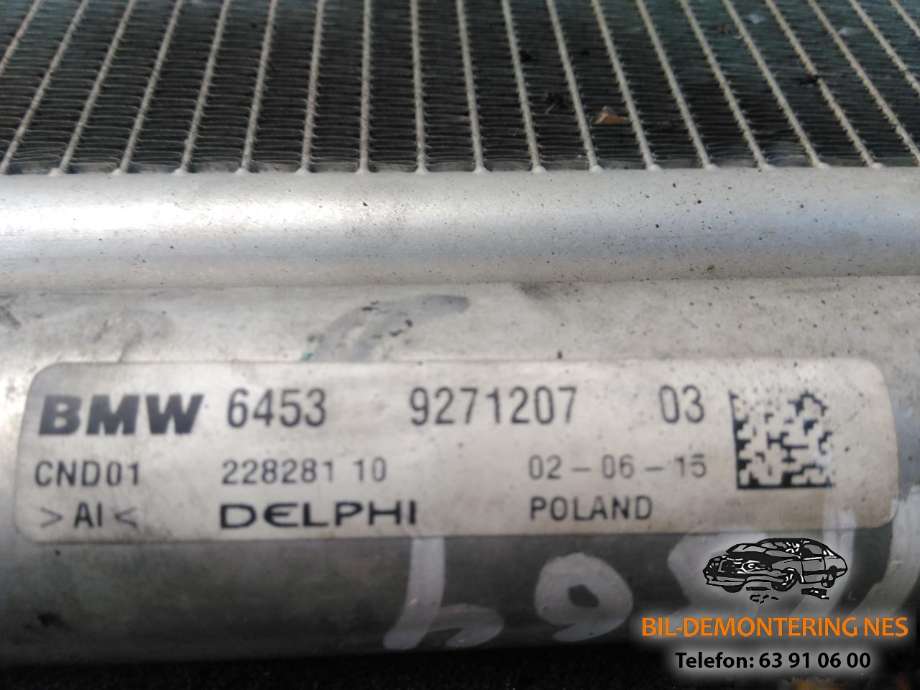 Aircondition radiator til BMW 2-Serie, Active/Gran Tourer 2014-->> (F45/F46) (F45/F46) (6453927120703|)
