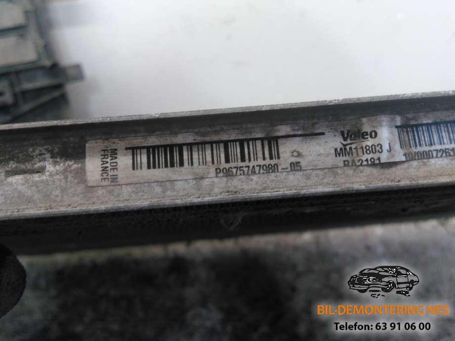 Radiator (manuell gir) til Peugeot Partner 2019-->> (Type III)  