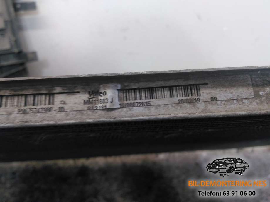 Radiator (manuell gir) til Peugeot Partner 2019-->> (Type III)  