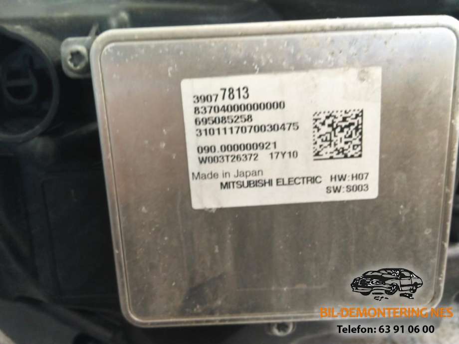 Frontlykt venstre full-LED til Opel Astra K 2015-->>  (39111149|796.31.000.03|)