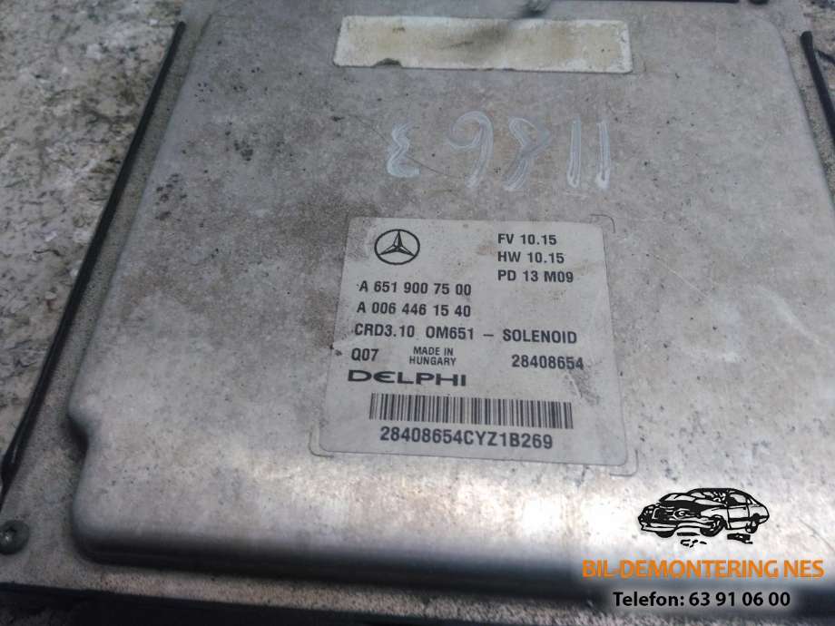 Styreenhet motor til Mercedes C-Klasse, 2011-2014 (Fase 2) (W204) (W204) 