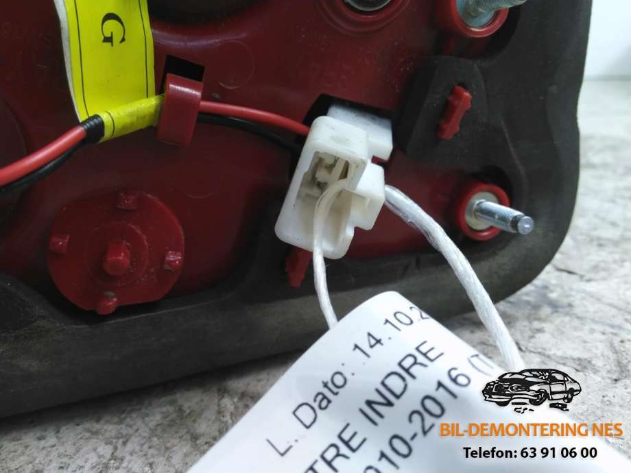 Baklykt venstre indre til Kia Sportage 2010-2016 (Type III)  (13060ZC|)
