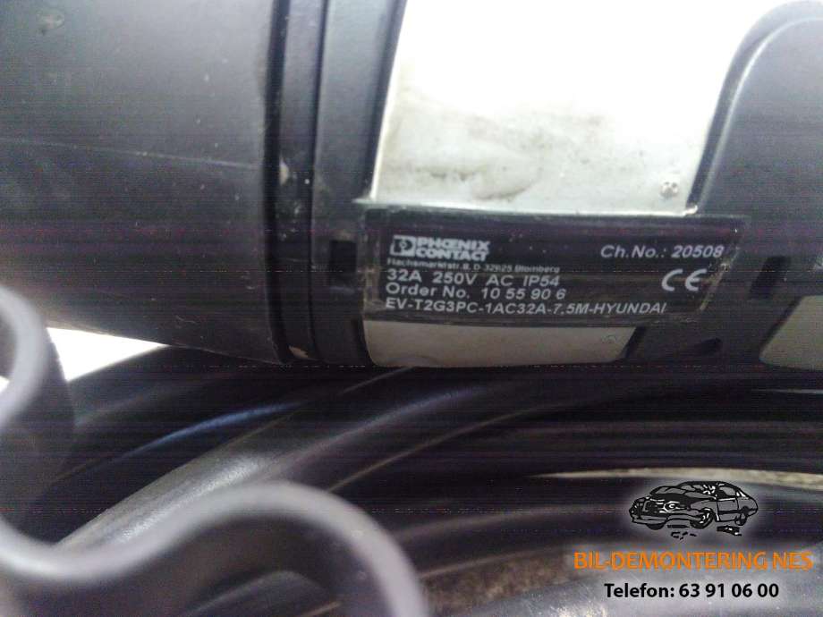 Batterilader kabel til Hyundai Ioniq Electric 2016-2019 (Fase 1)  