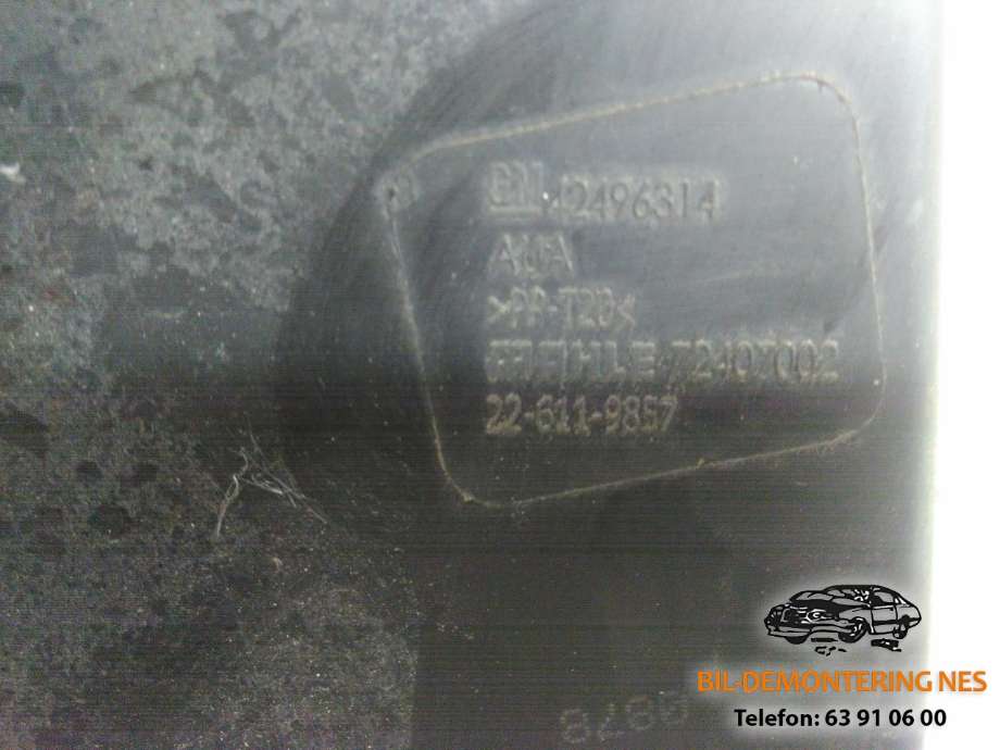 Luftfilterboks til Opel Astra K 2015-->>  (42496314|72407002|)
