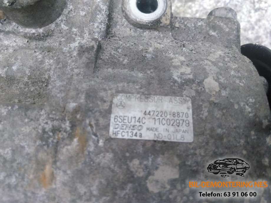 Aircondition kompressor til Mercedes Vaneo 2002-2005 (W414) (W414) (DENSO|447220-8870|)