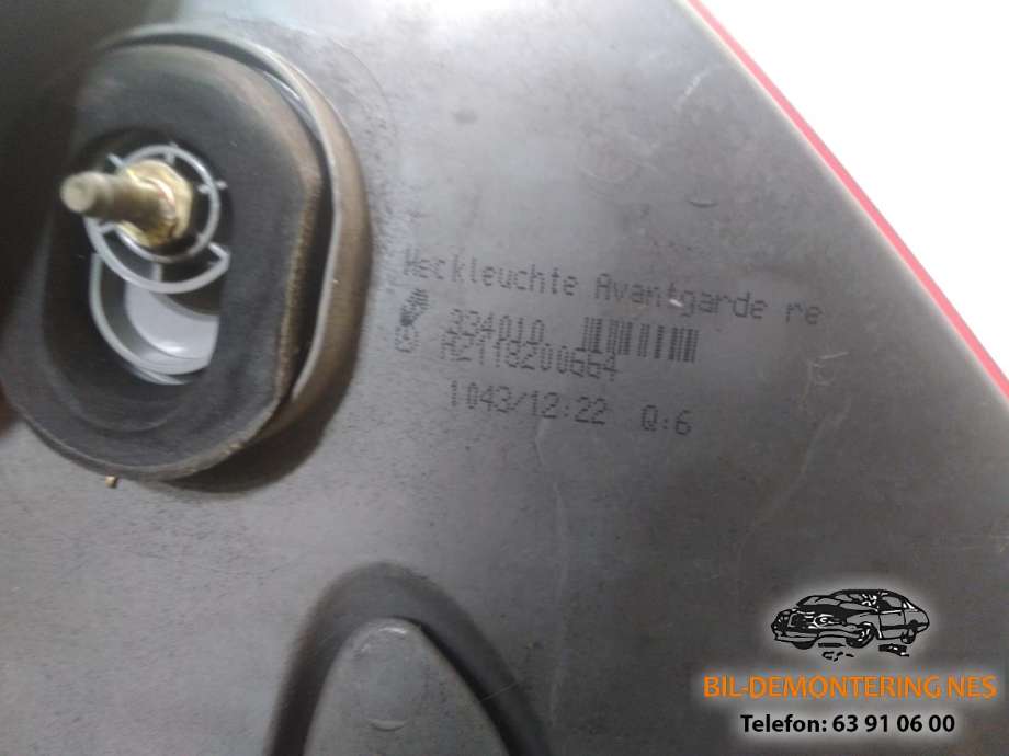 Baklykt høyre til Mercedes E-Klasse 2002-2006 (Fase 1) (W211) (W211) (A2118200564|)