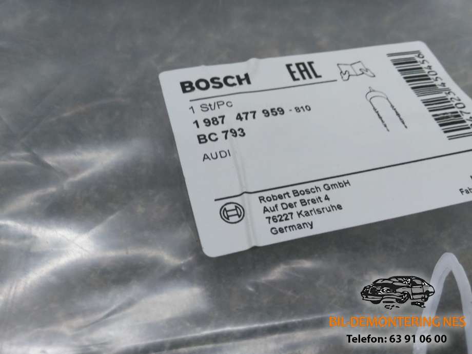 Håndbrekkvaier til Audi A6 2001-2004 (Type II, Fase 2) (C5) (C5) (BOSCH|1987477959-810|)