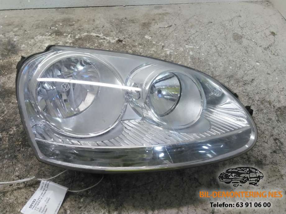 Frontlykt høyre halogen til VW Golf V, Combi, 2003-2008  (1K6941006N)