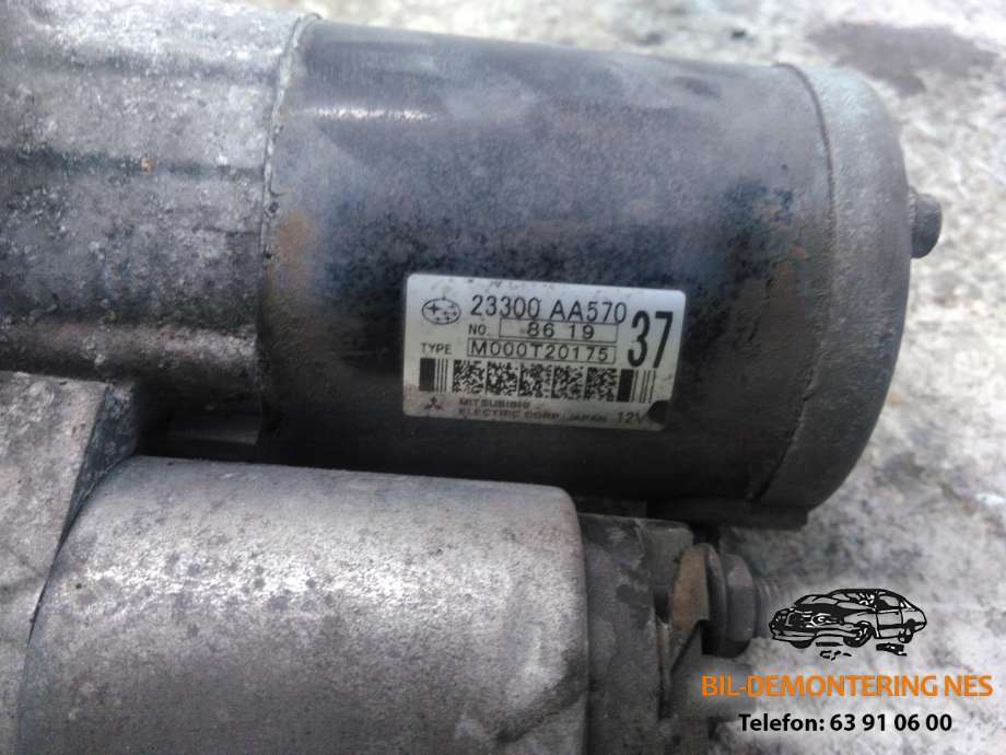 Starter til Subaru Forester 2008-2013 (Type III)  (23300AA570|)