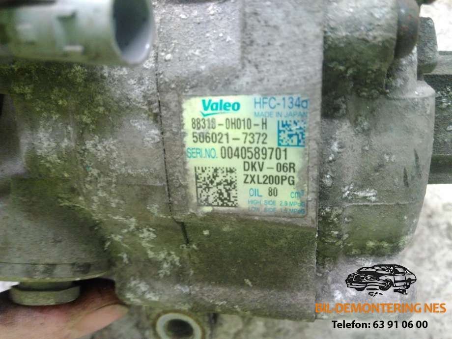 Aircondition kompressor til Citroën C1 2006-2014 (Type I)  