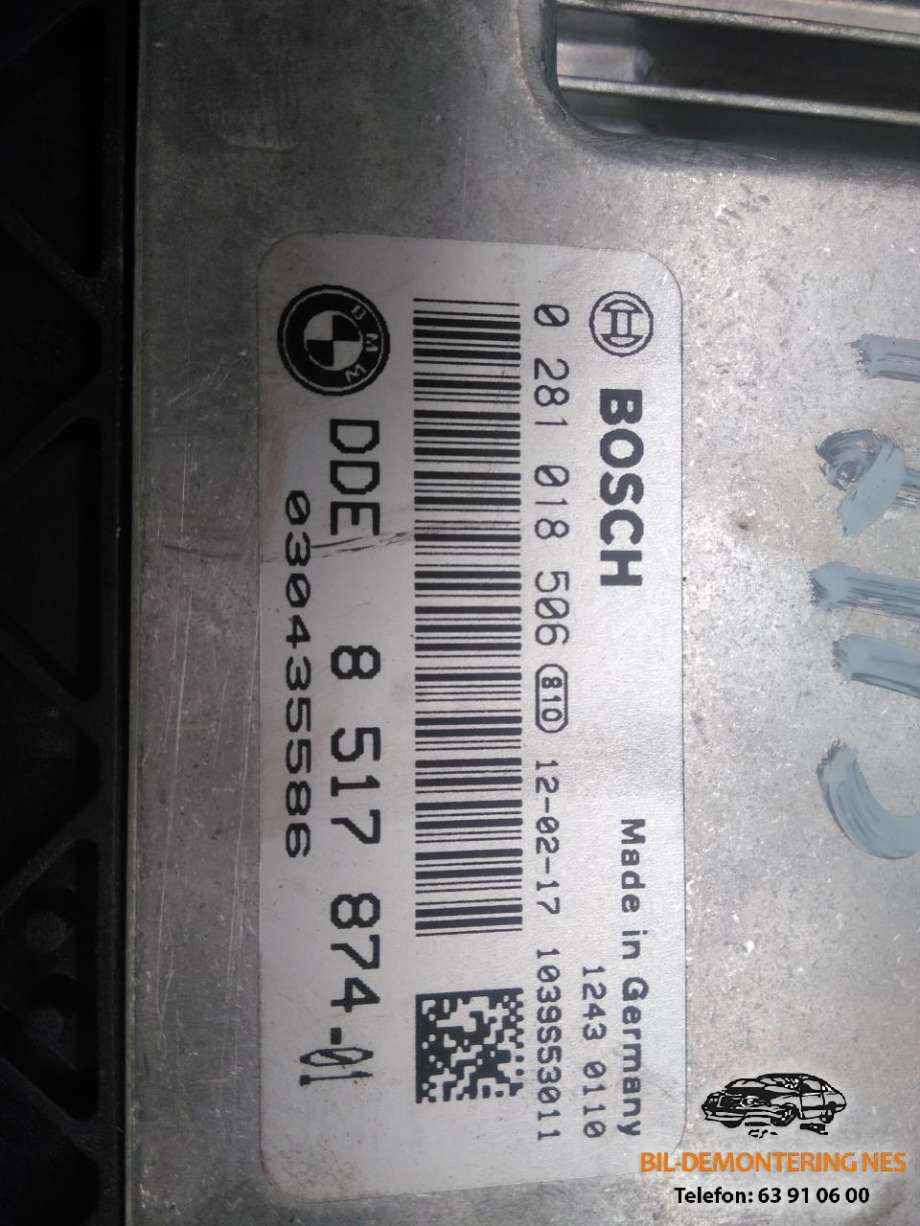 Styreenhet motor til BMW 3-Serie 2012-2018 (F30/F31/F34) (F30/F31/F34) (0281018506|)