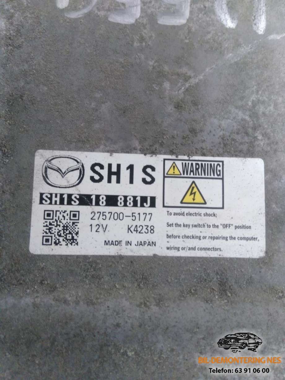 Styreenhet motor til Mazda 6 2013-2015 (Type III, Fase 1)  (SH1S18881J|)
