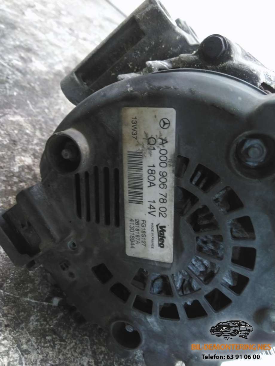 Dynamo diesel til Mercedes C-Klasse 2011-2014 (Fase 2) (W204) (W204) (A0009067802|)