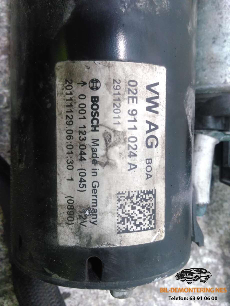 Starter diesel til Škoda Superb 2008-2015 (Type II)  (02E911024|)