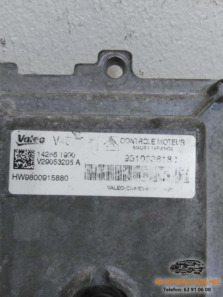 Styreenhet motor til Citroën C4, Cactus 2014-2017 (Fase 1)  (9810336180|)