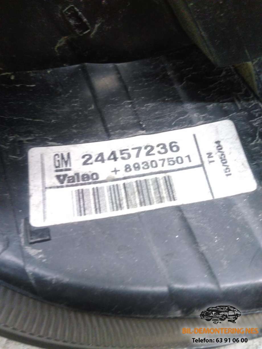 Baklykt høyre til Opel Corsa C 2000-2006  (24457236|)