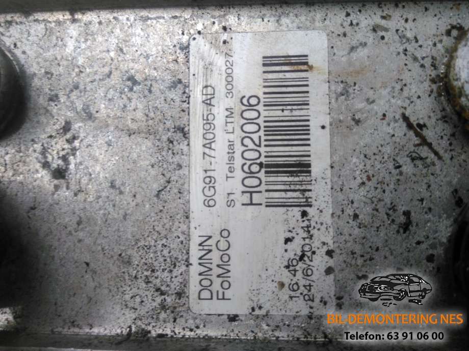 Oljekjøler til Ford Mondeo 2011-2014 (Type IV, Fase 2) (6G917A095|)
