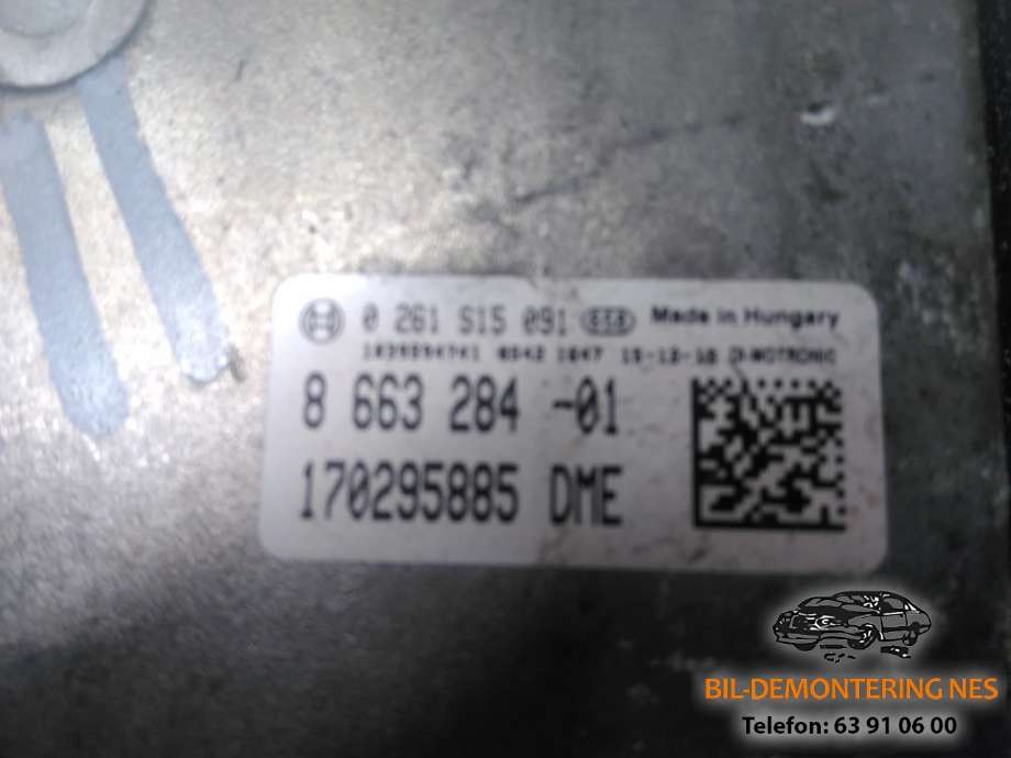 Styreenhet motor til BMW 1-Serie 2015-2019 (Fase 2) (F20/F21) (F20/F21) (866328401|0261S15091|)