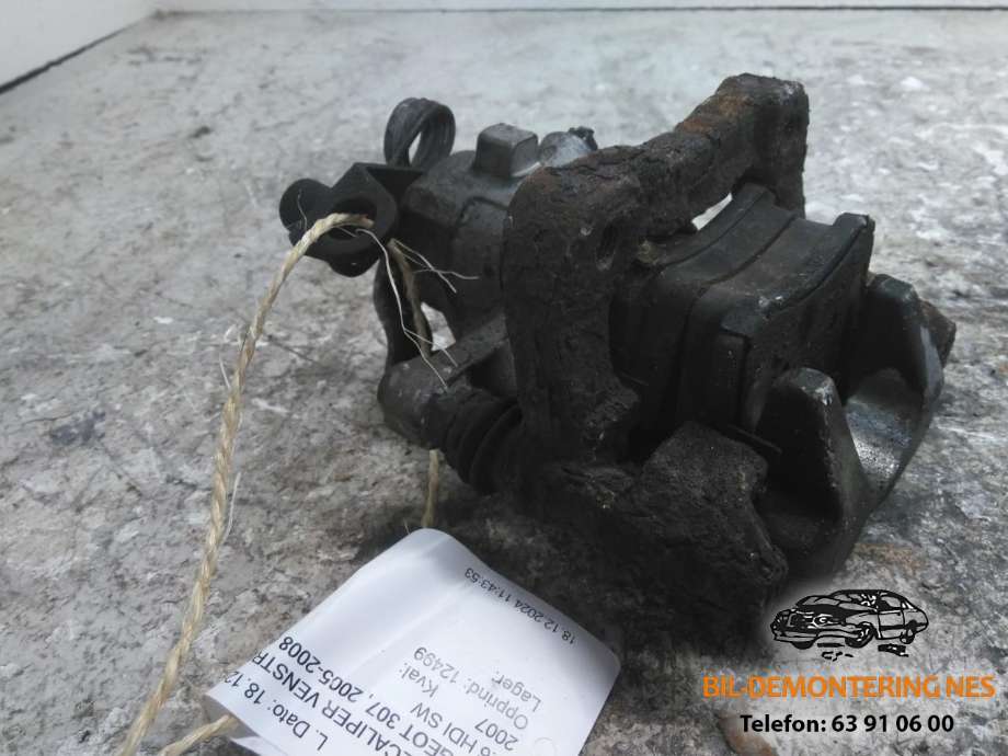 Bremsecaliper venstre bak til Peugeot 307 2005-2008 (Fase 2)  