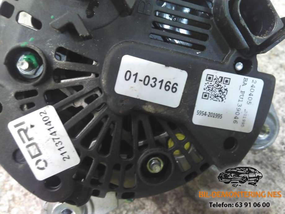 Dynamo diesel til VW Touran 2010-2015 (Type I, Fase 3)  (2113741402|)