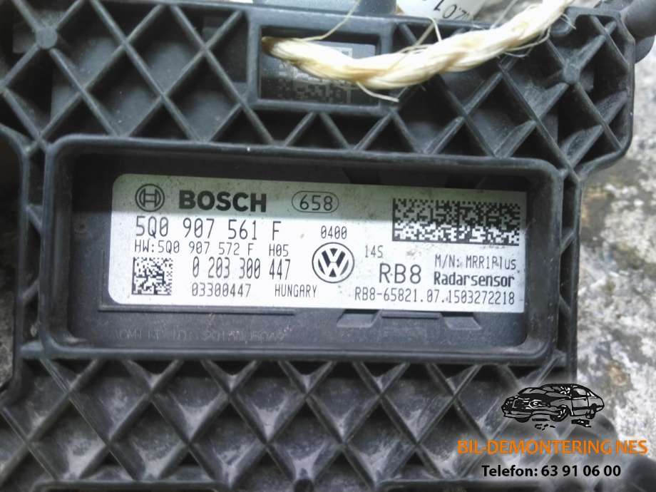 Sensor radar til VW e-Golf 2014-2017 (Fase 1)  (5Q0907561F|)