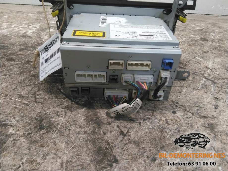 Bilstereo navigasjon til Toyota RAV4 2013-2015 (Type IV, Fase 1) (HARMAN|86140-42070|)