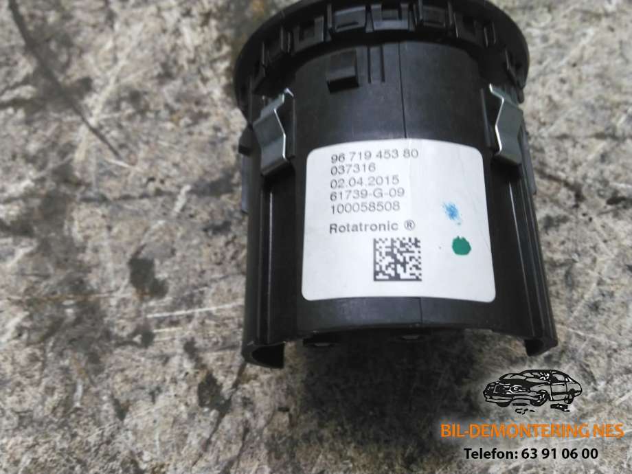 Girstang/girvelger automat til Peugeot Partner 2015-2019 (Type II, Fase 2)  (9671945380|)