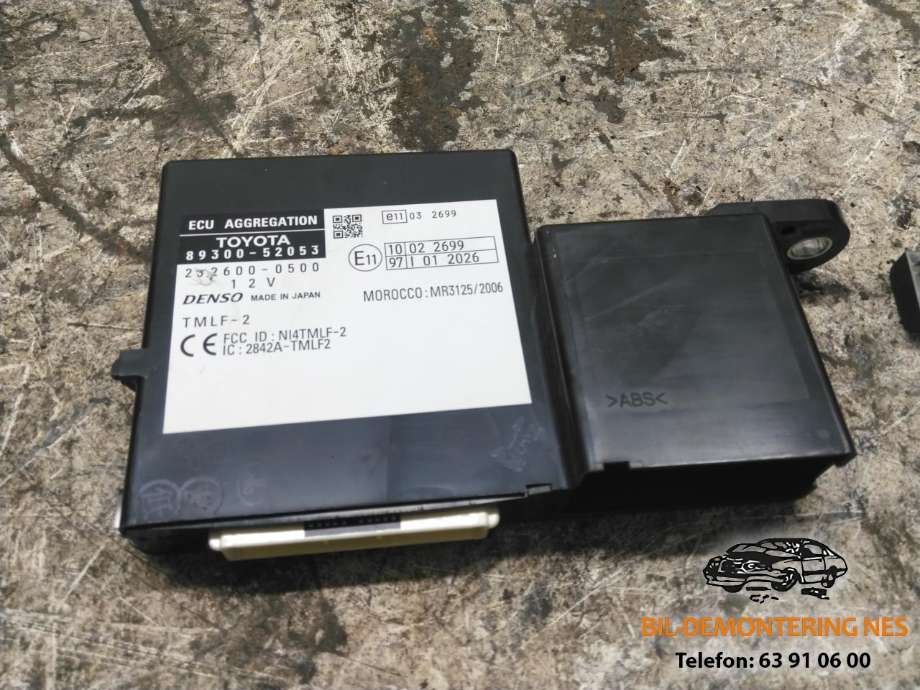 Styreenhet nøkkelfri/keyless til Toyota Yaris 2009-2011 (Type II, Fase 2) (8930052053|)