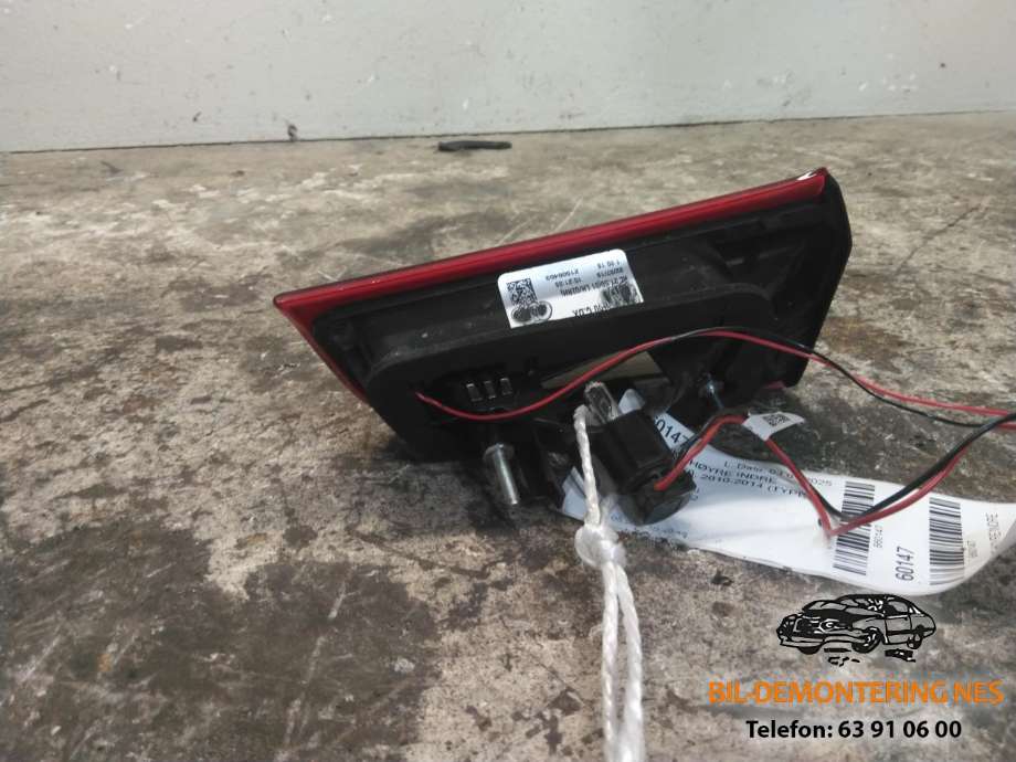 Baklykt høyre indre til Volvo S60 2010-2014 (Type II, Fase 1)  (30796272|)