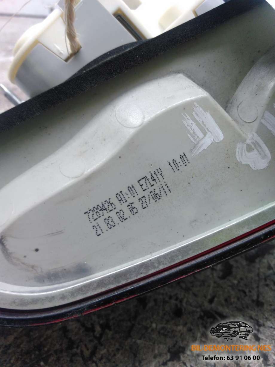 Baklykt høyre ytre til BMW 3-Serie 2005-2011 (E90/E91/E92/E93) (E90/E91/E92/E93) (7289426|)