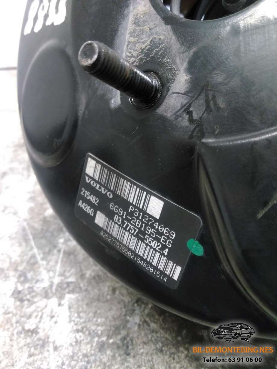 Bremsekraft-forsterker til Volvo V70 2007-2013 (Type III, Fase 1)  (31274069|)
